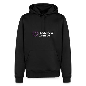 Racing Crew - Männer Premium Bio Hoodie - Schwarz - Vorne - Nico (187cm)