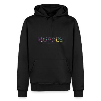 Krankenschwestern lügen nicht Floral Nurse Design - Männer Premium Bio Hoodie - Schwarz - Vorne - Nico (187cm)