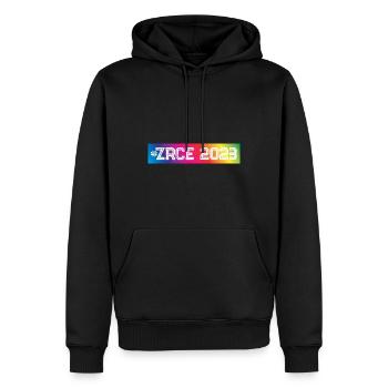 Zrce 2023 Bunt - Männer Premium Bio Hoodie - Schwarz - Vorne - Nico (187cm)