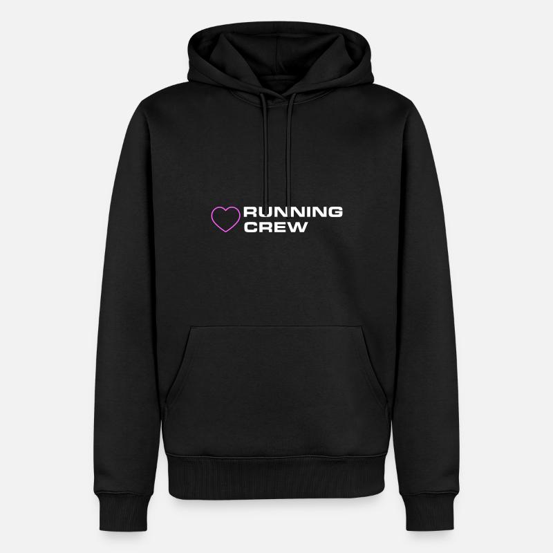 Équipe de course - Sweat à capuche Premium bio Homme - noir