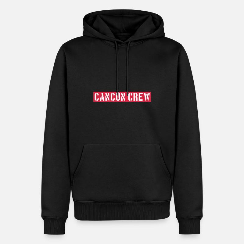 Cancun Crew - Männer Premium Bio Hoodie - Schwarz