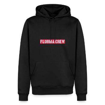 Équipage de Floride - Sweat à capuche Premium bio Homme - noir - Devant - Nico (187cm)