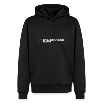 Breakdancing Crew - Männer Premium Bio Hoodie - Schwarz - Vorne - Nico (187cm)
