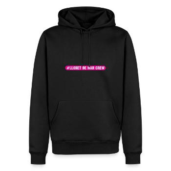 Lloret De Mar Crew - Männer Premium Bio Hoodie - Schwarz - Vorne - Nico (187cm)