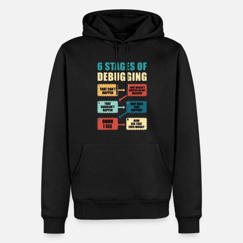 Programming Debugging Funny Programmer Gift - Men’s Premium Organic Hoodie - black