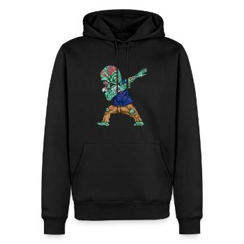 Monster Dabbing Zombie Danses Dab Scary Costume - Sweat à capuche Premium bio Homme - noir - Devant - Nico (187cm)