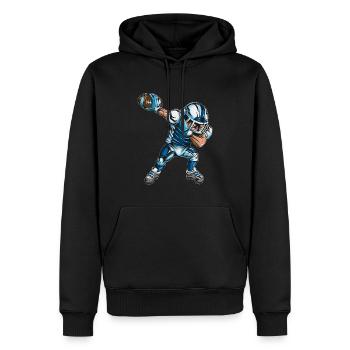 Football Dab Footballfan Kids Tenue adulte - Sweat à capuche Premium bio Homme - noir - Devant - Nico (187cm)