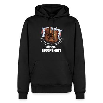 Official Sleepshirt Bärchen Paar Bärenmama Baby - Männer Premium Bio Hoodie - Schwarz - Vorne - Nico (187cm)