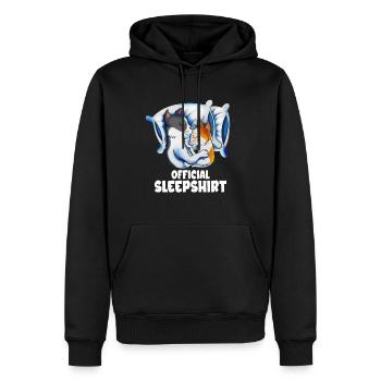 Katzen Katzenbaby Kuscheln Katzenbesitzer Kater - Männer Premium Bio Hoodie - Schwarz - Vorne - Nico (187cm)