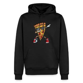 Pizza Maker Food Cook Cuisine Plat préféré Dab - Sweat à capuche Premium bio Homme - noir - Devant - Nico (187cm)