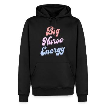 Energische Krankenschwester Krankenschwester - Männer Premium Bio Hoodie - Schwarz - Vorne - Nico (187cm)