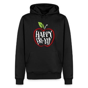 Humor Friday Lehrer-Wochenende - Männer Premium Bio Hoodie - Schwarz - Vorne - Nico (187cm)