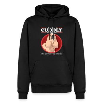 Cocker américain Propriétaire d’un chien - Sweat à capuche Premium bio Homme - noir - Devant - Nico (187cm)