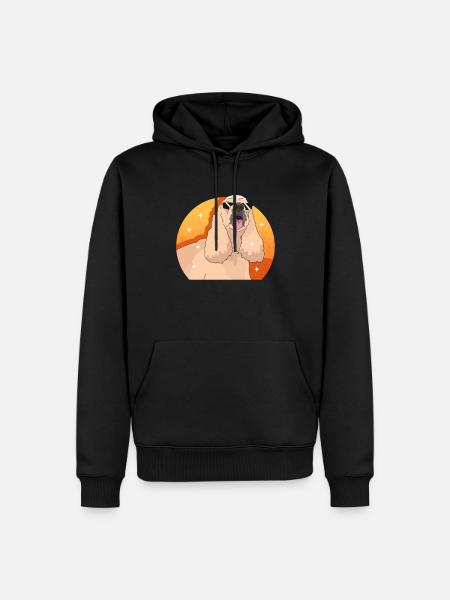 American Cocker Spaniel Dog Gift - Men’s Premium Organic Hoodie - black
