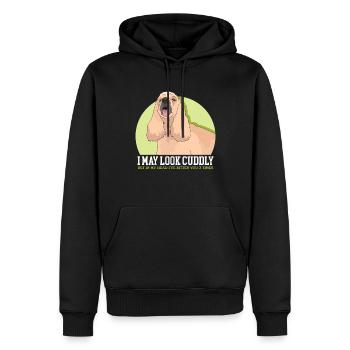 American Cocker Spaniel Dog Lover - Men’s Premium Organic Hoodie - black - Front - Nico (187cm)