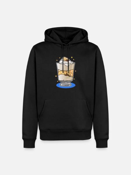 Bananenpudding Bananen Pudding Geschenke - Männer Premium Bio Hoodie - Schwarz