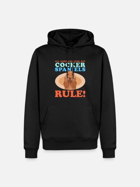 Cocker Spaniel Cocker Spaniel Gift - Men’s Premium Organic Hoodie - black