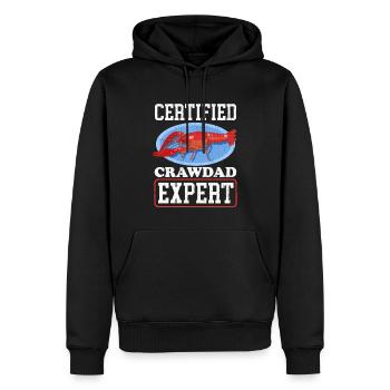 Flusskrebs Edelkrebs Meeresfrüchte Geschenke - Männer Premium Bio Hoodie - Schwarz - Vorne - Nico (187cm)