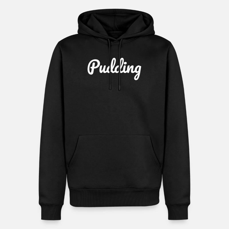 Pudding - Sweat à capuche Premium bio Homme - noir