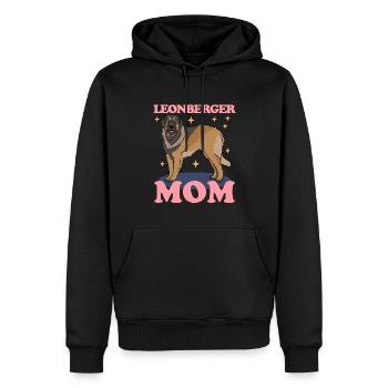 Leonberger Maman Propriétaire de Chien Maîtresse Cadeau - Sweat à capuche Premium bio Homme - noir - Devant - Nico (187cm)