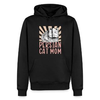 Perserkatze Katzenmama Katzenbesitzerin Geschenk - Männer Premium Bio Hoodie - Schwarz - Vorne - Nico (187cm)