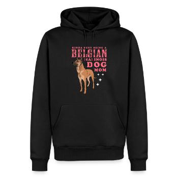 Belgian Malinois Mom Hundebesitzer Geschenk - Männer Premium Bio Hoodie - Schwarz - Vorne - Nico (187cm)