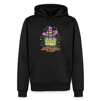 Costume de fête d’Halloween Tricky Sour Gift - Sweat à capuche Premium bio Homme - noir - Devant - Nico (187cm)
