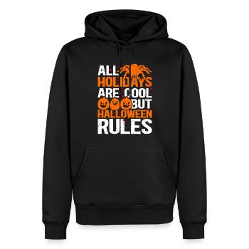 Halloween Party Kostüm Gruselig Spinne Geschenk - Männer Premium Bio Hoodie - Schwarz - Vorne - Nico (187cm)
