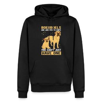 Boerboel Hundeliebhaber Hundebesitzer Geschenk - Männer Premium Bio Hoodie - Schwarz - Vorne - Nico (187cm)