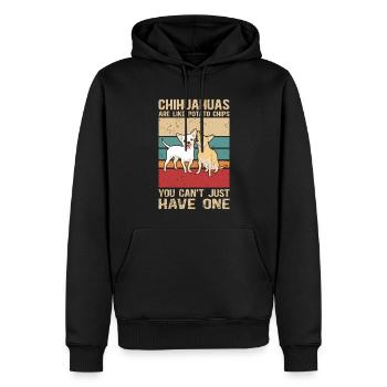 Chihuahua Dog Dog Owner Gift - Men’s Premium Organic Hoodie - black - Front - Nico (187cm)