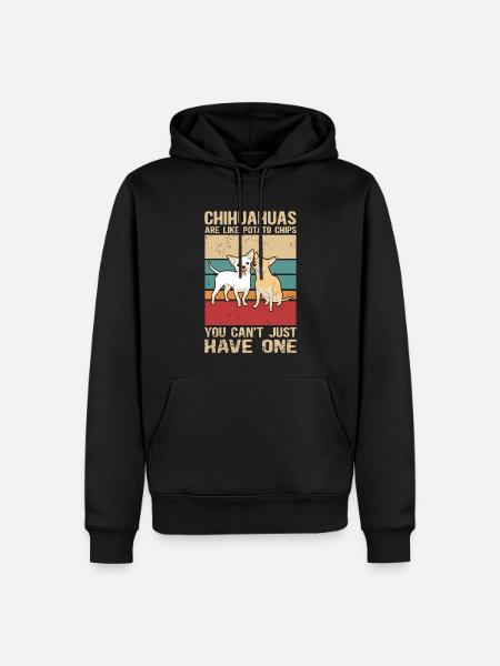 Chihuahua Dog Dog Owner Gift - Men’s Premium Organic Hoodie - black