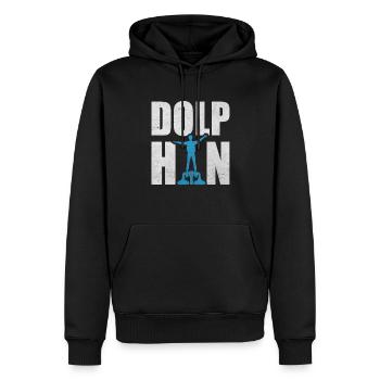 Dolphin Flyboarding Wassersport Hydrojet - Männer Premium Bio Hoodie - Schwarz - Vorne - Nico (187cm)