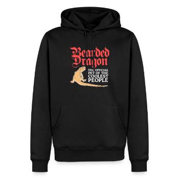 Bartagame Bartagamen Besitzer Reptilien Geschenk - Männer Premium Bio Hoodie - Schwarz - Vorne - Nico (187cm)