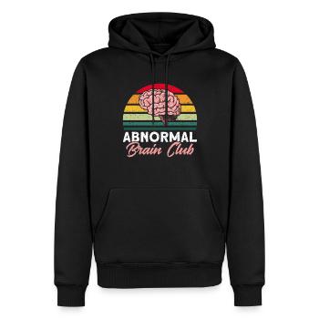 Neurobiologie Neuroscientifique Cadeau - Sweat à capuche Premium bio Homme - noir - Devant - Nico (187cm)