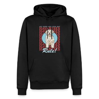 Havaneser Hunde Hundebesitzer Geschenk - Männer Premium Bio Hoodie - Schwarz - Vorne - Nico (187cm)