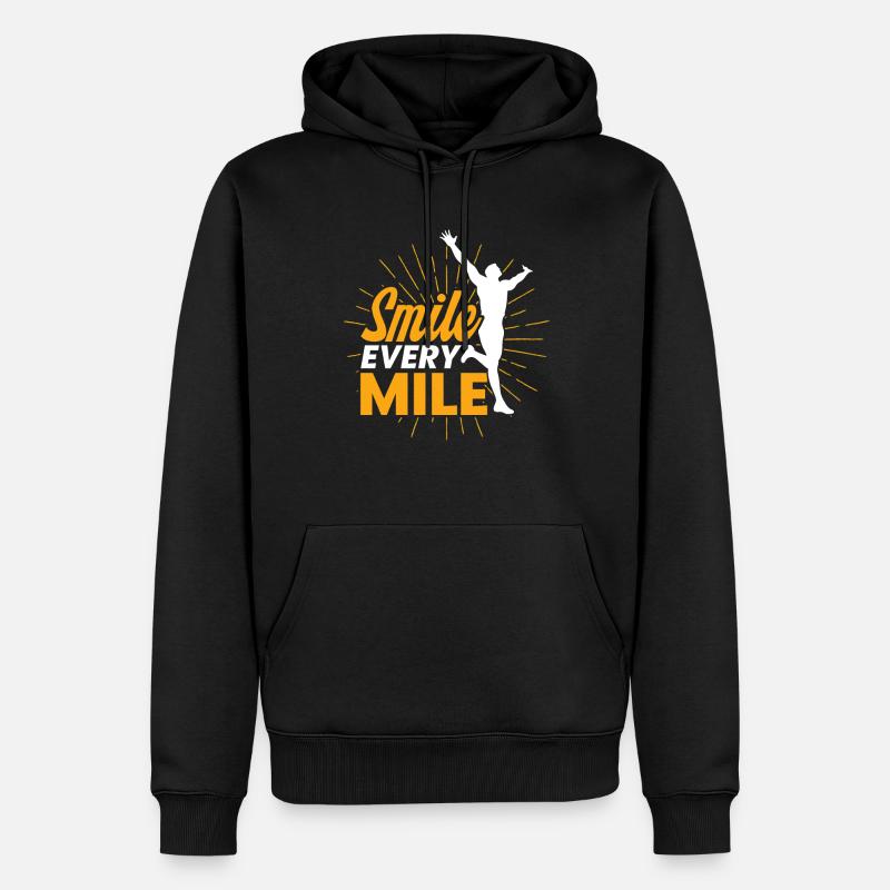 Runner Half Marathon Jogging Cadeau - Sweat à capuche Premium bio Homme - noir