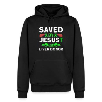 Organ Recipients Organ Transplant Transplant - Men’s Premium Organic Hoodie - black - Front - Nico (187cm)