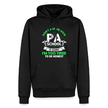 Assistenzarzt Medizinische Ausbildung Vorklinik - Männer Premium Bio Hoodie - Schwarz - Vorne - Nico (187cm)