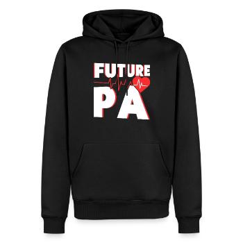 Medizinische Ausbildung Studium Medizinstudent - Männer Premium Bio Hoodie - Schwarz - Vorne - Nico (187cm)