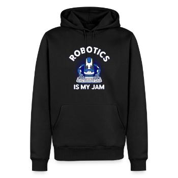 Robotics Engineer Engineer Teacher Technology - Men’s Premium Organic Hoodie - black - Front - Nico (187cm)