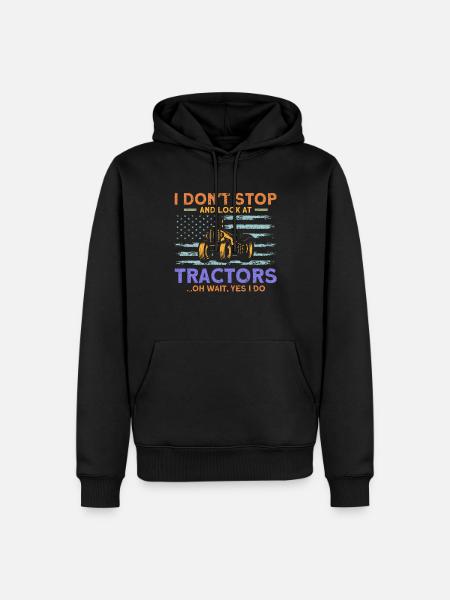 Farmer Farm Agriculture Gift - Men’s Premium Organic Hoodie - black