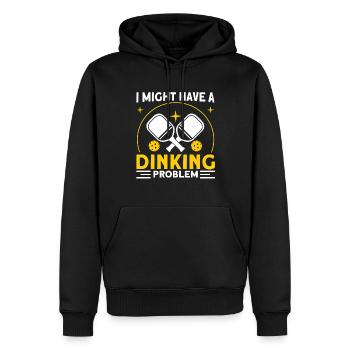 Pickleball Pickleball spielen Pickleball-Liebhaber - Männer Premium Bio Hoodie - Schwarz - Vorne - Nico (187cm)