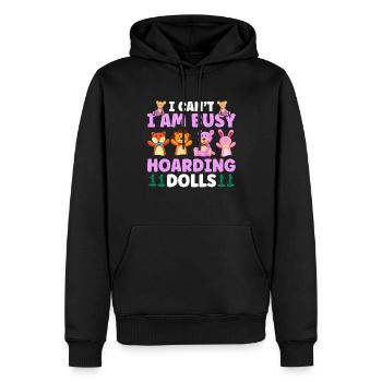 Sammeln Lustig Sammlung Geschenk - Männer Premium Bio Hoodie - Schwarz - Vorne - Nico (187cm)