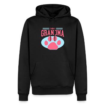 Chiens Grand-mère Propriétaire de chien Propriétaire de chien Cadeau - Sweat à capuche Premium bio Homme - noir - Devant - Nico (187cm)