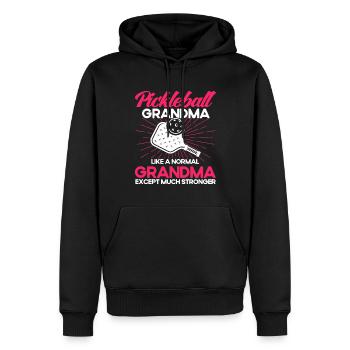 Paddleball Pickleball spielen Pickleball-Spieler - Männer Premium Bio Hoodie - Schwarz - Vorne - Nico (187cm)