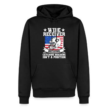 American Football Mannschaft Football Spiel Americ - Männer Premium Bio Hoodie - Schwarz - Vorne - Nico (187cm)