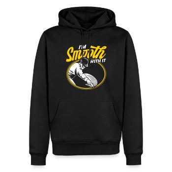 Concrete Builder Reinforced Concrete Builder Concrete Mixer Gift - Men’s Premium Organic Hoodie - black - Front - Nico (187cm)