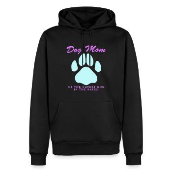 Chiens Maman Maîtresse Chien Propriétaire Cadeau - Sweat à capuche Premium bio Homme - noir - Devant - Nico (187cm)