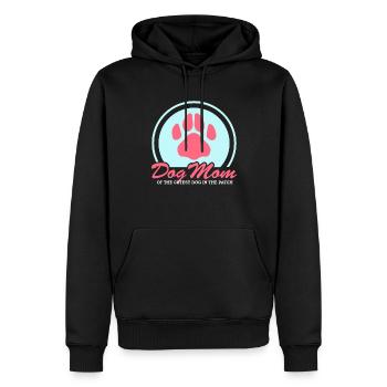 Chiens Maman Propriétaire Chien Maîtresse Cadeau - Sweat à capuche Premium bio Homme - noir - Devant - Nico (187cm)