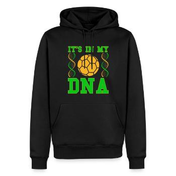 Sport d’équipe irlandais Football gaélique Football gaélique Gälisc - Sweat à capuche Premium bio Homme - noir - Devant - Nico (187cm)